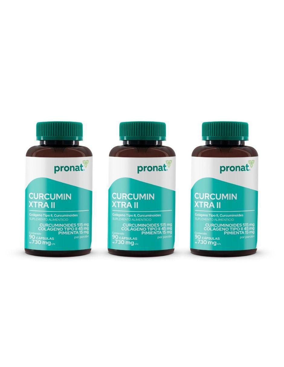 Kit de suplementos alimenticios Curcumin Xtra Colágeno Tipo 2 - Pronat