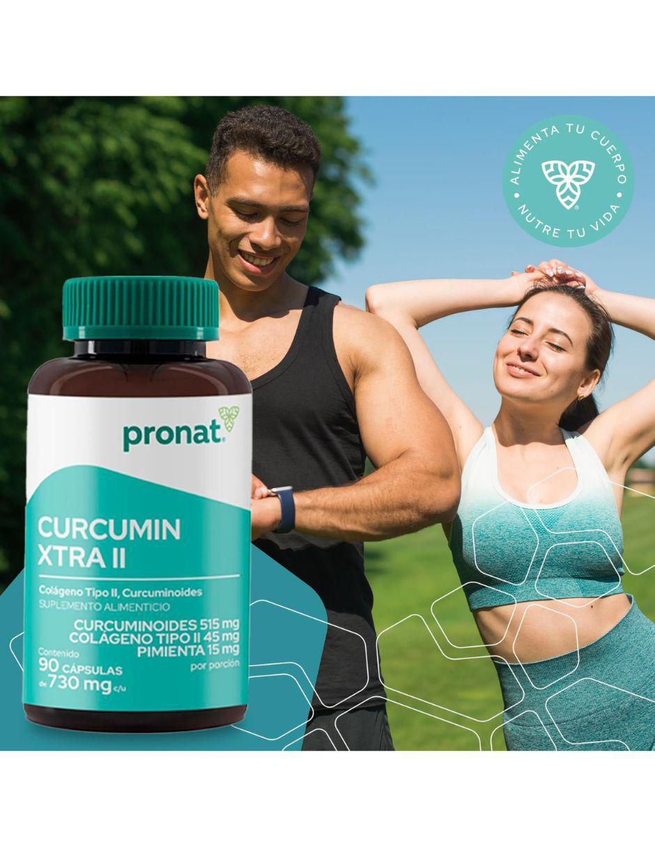 Kit de suplementos alimenticios Curcumin Xtra Colágeno Tipo 2 - Pronat 4