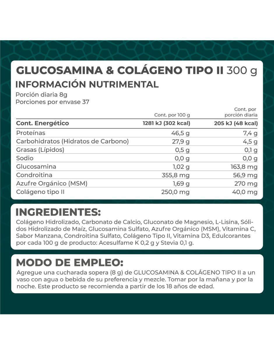 Kit de suplementos alimenticios Glucosamina & Colágeno Tipo 2 - Pronat 7