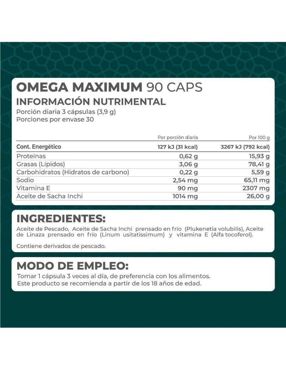 Kit de suplementos alimenticios Omega Maximum Omega 3, 6 y 9, 90 Cápsulas - Pronat 7