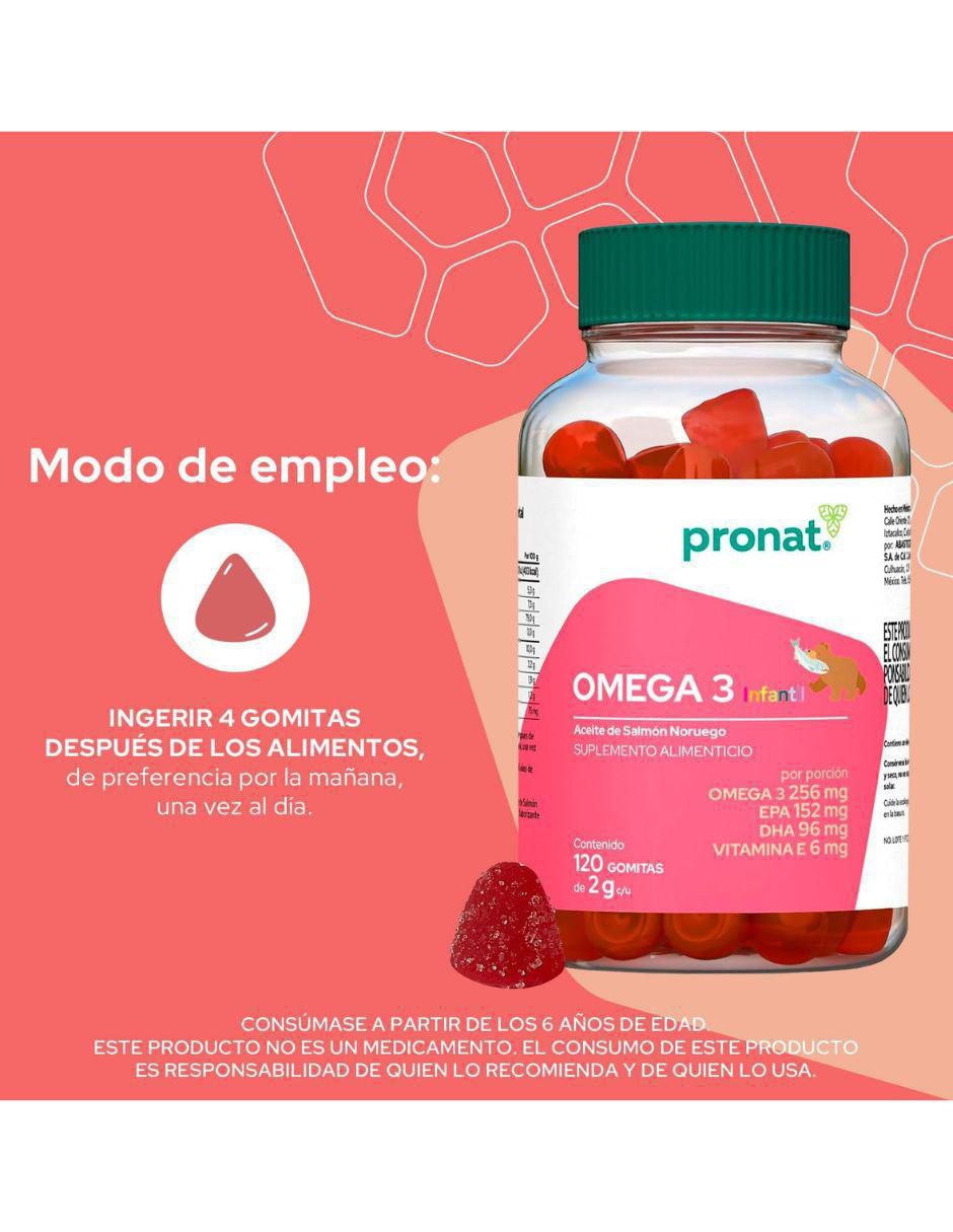 Kit de suplementos alimenticios Omega 3 Premium 60 cápsulas y Omega 3 infantil 120 gomitas 13
