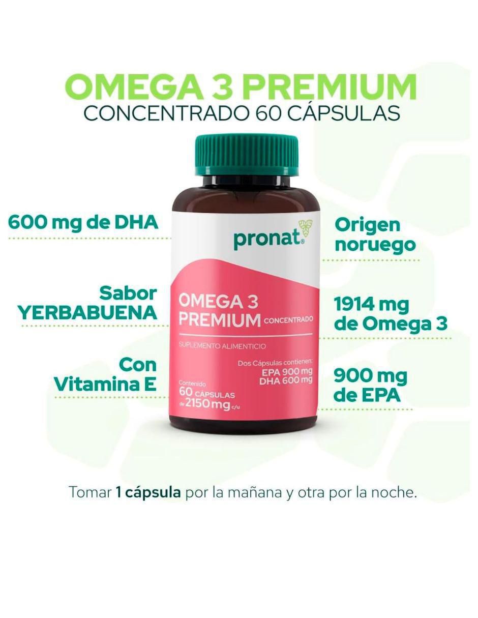 Kit de suplementos alimenticios Omega 3 Premium 60 cápsulas y Omega 3 infantil 120 gomitas 5