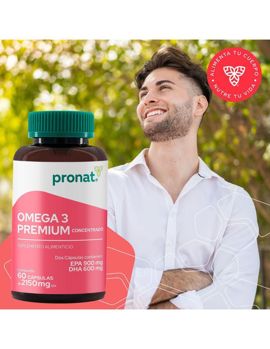 Kit de suplementos alimenticios Omega 3 Premium 60 cápsulas y Omega 3 infantil 120 gomitas 6
