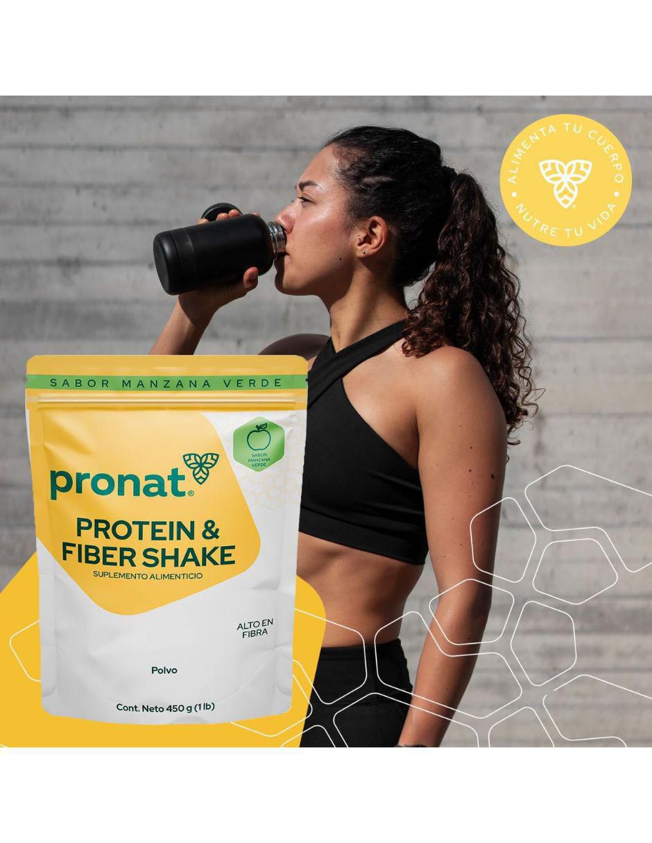 Protein & Fiber Shake sabor manzana verde 2