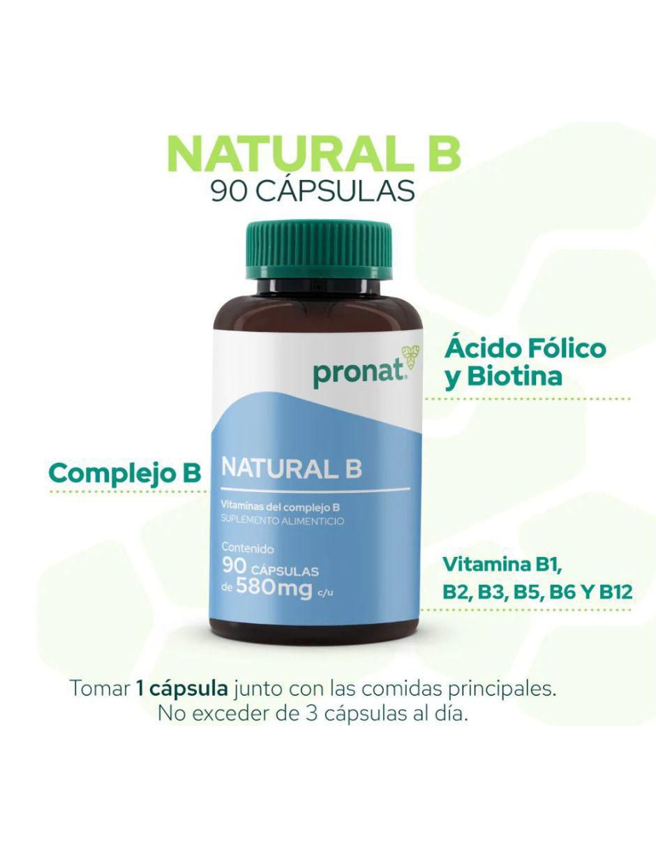 Natural B con complejo b y levadura de cerveza 3