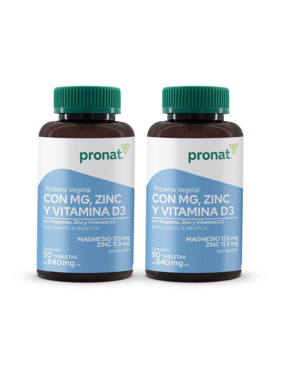 Proteína Vegetal con magnesio, Zinc & Vitamina D3 con magnesio