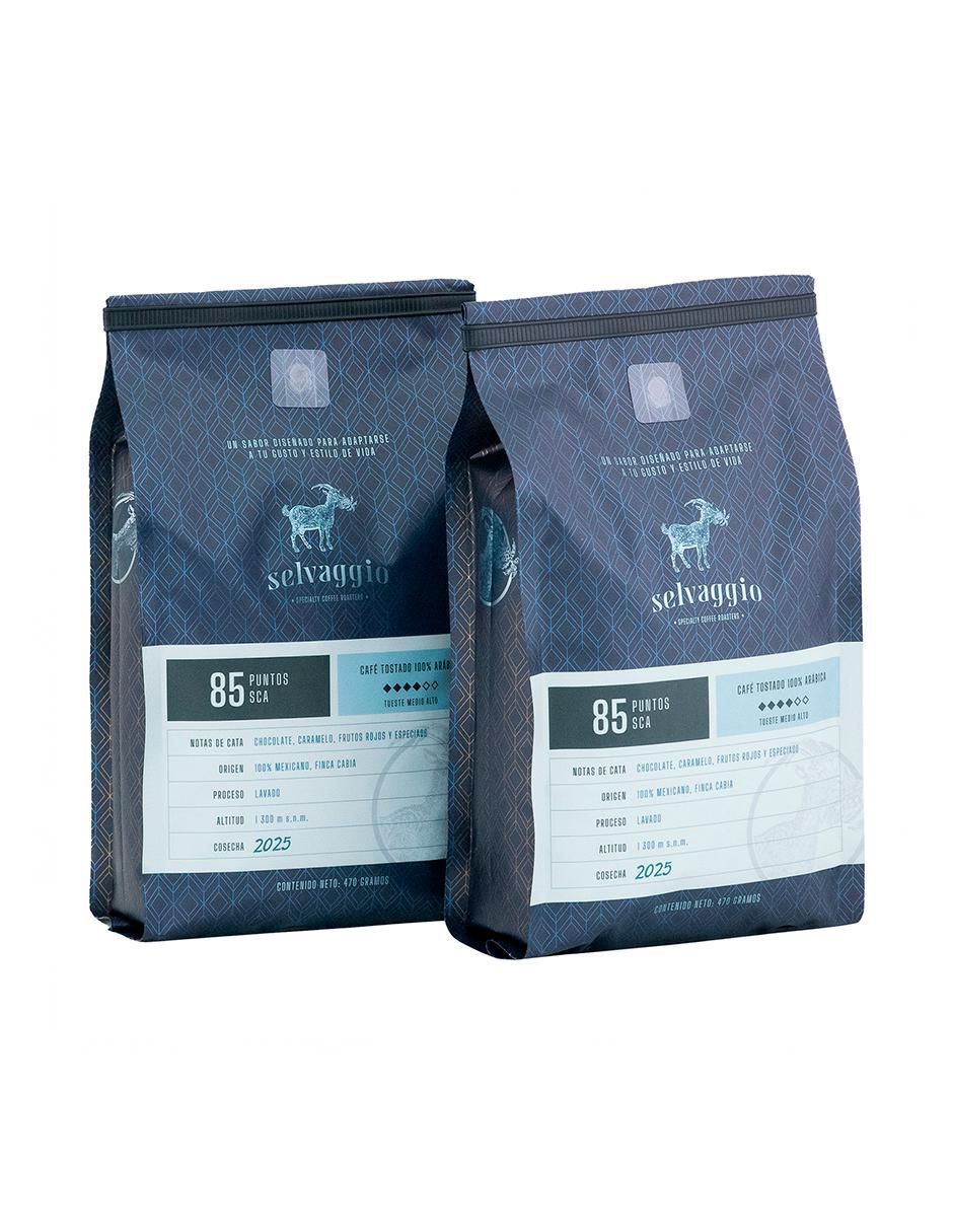 Set café de grano sabor especias de México 470 g