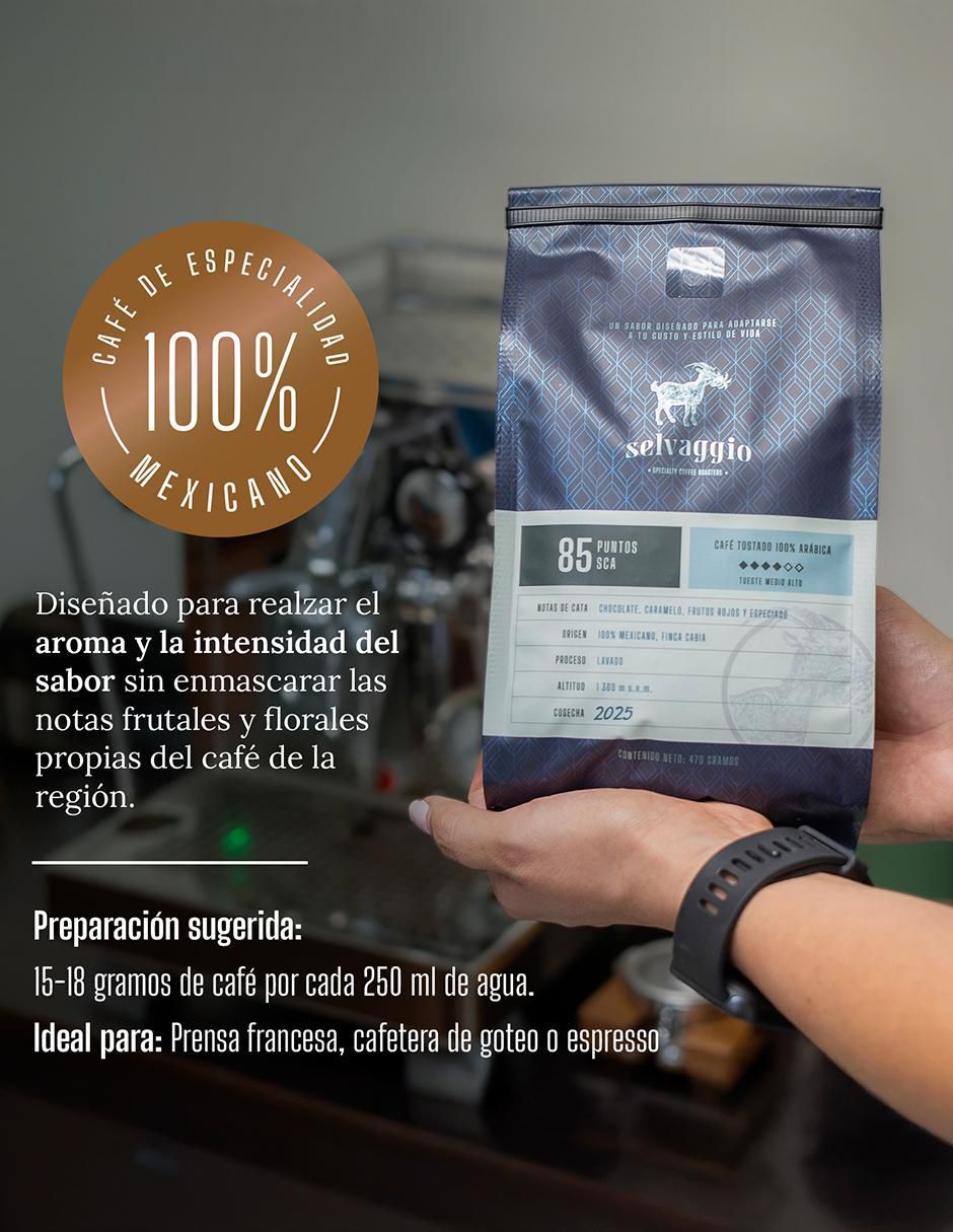 Set café de grano sabor especias de México 470 g 8