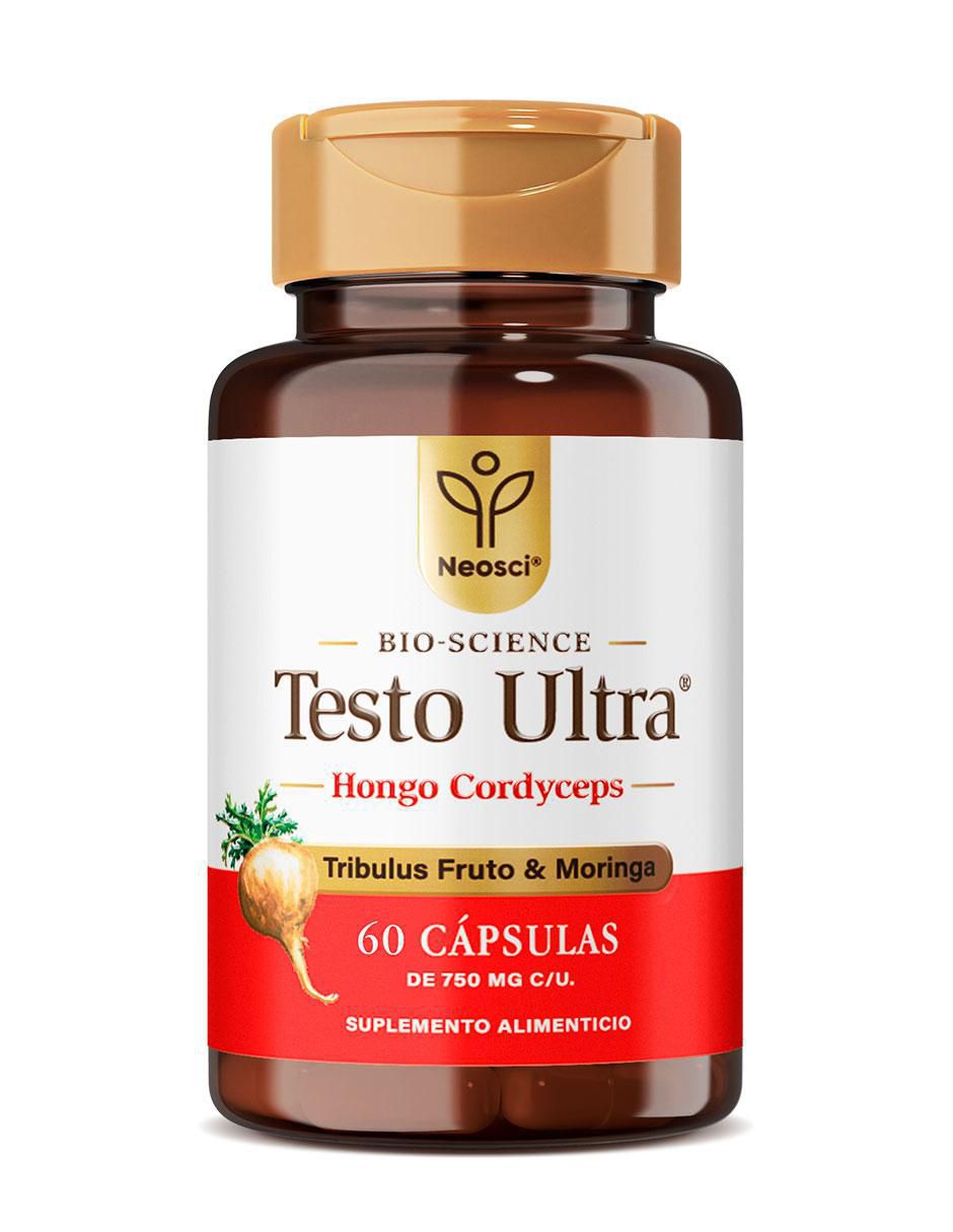 Testo Ultra Neosci con moringa con alubia blanca de 60 cápsulas Testo Ultra Neosci con moringa con alubia blanca de 60 cápsulas