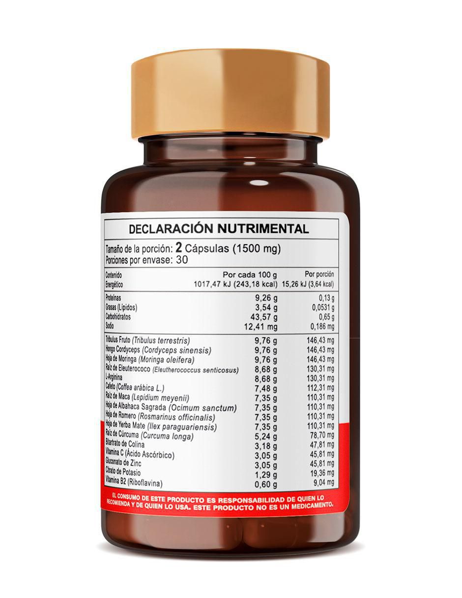 Testo Ultra Neosci con moringa con alubia blanca de 60 cápsulas 3