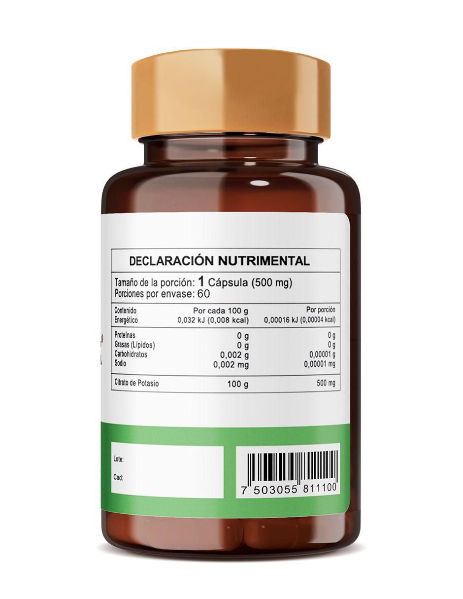 PotassiumMax Neosci con citrato de potasio de 60 cápsulas 2