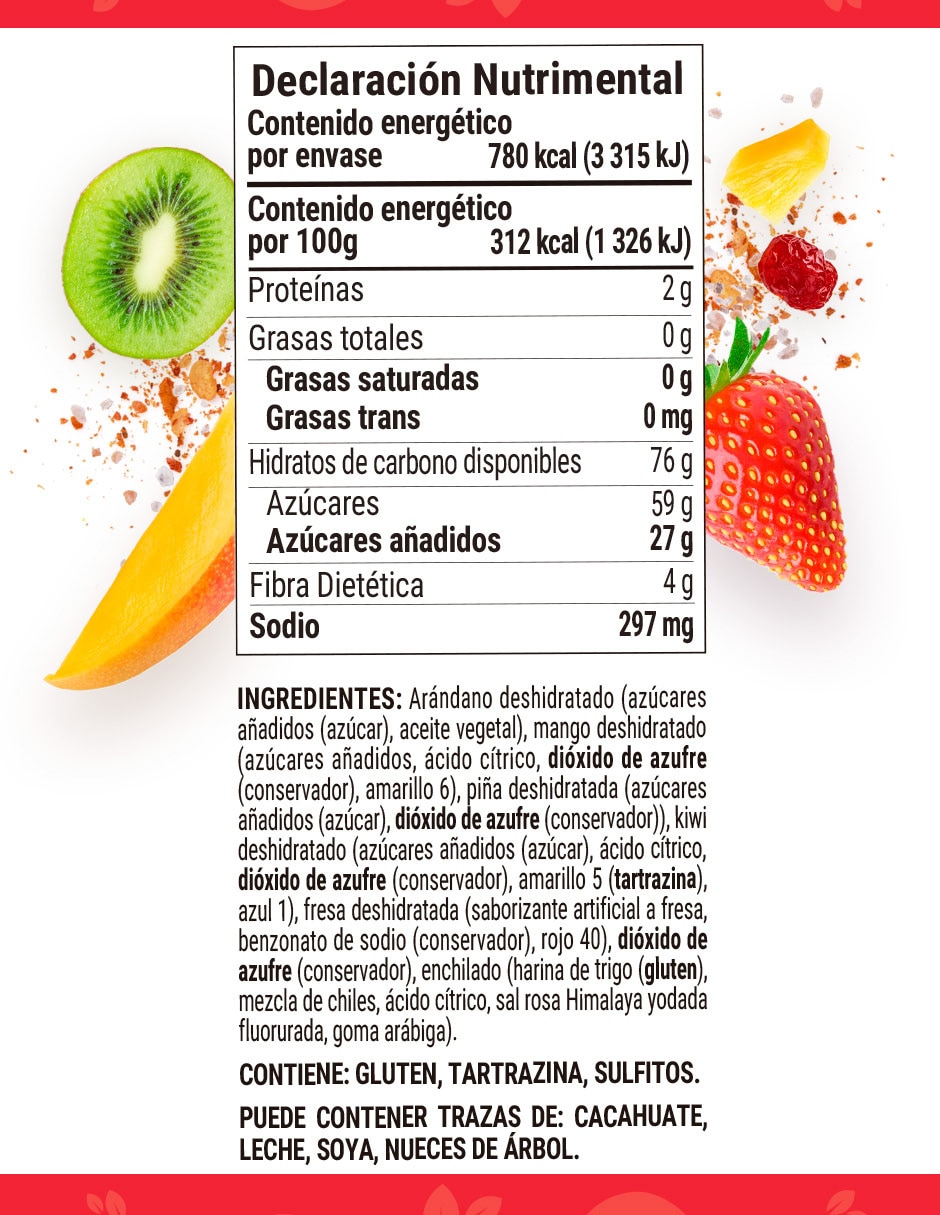 Mix frutas enchiladas 250 g 3