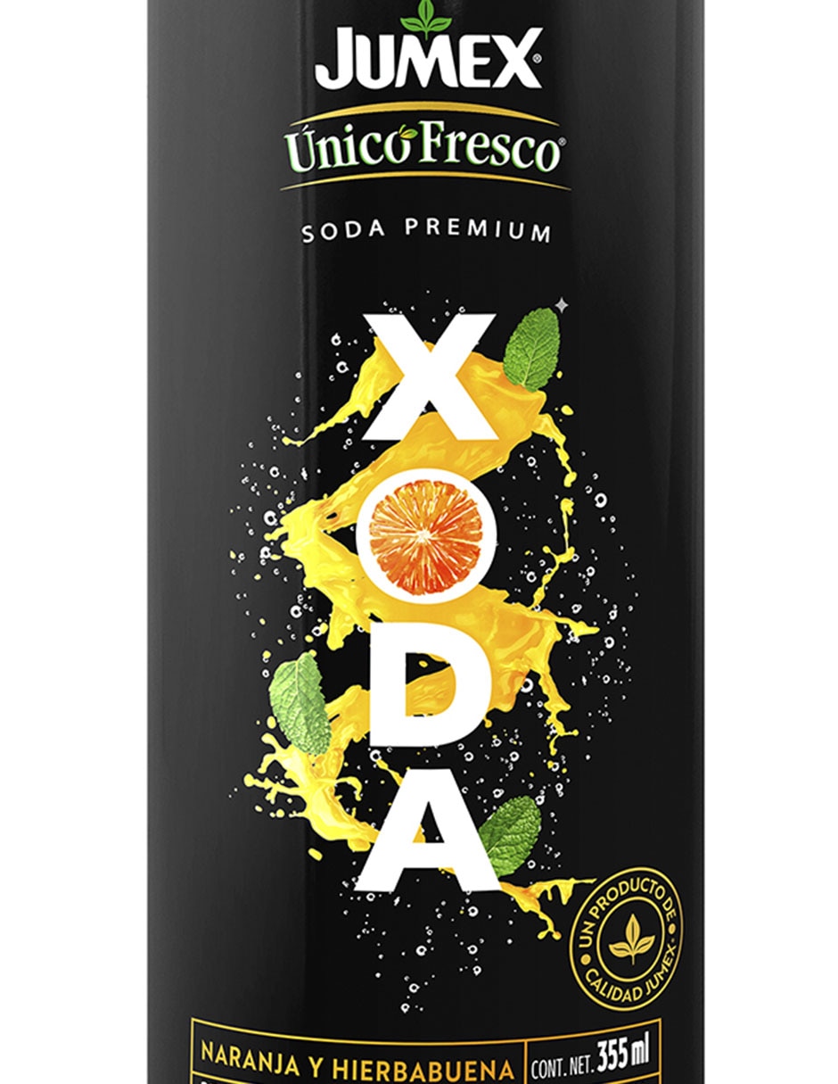 Agua gasificada sabor Naranja y hierbabuena 2