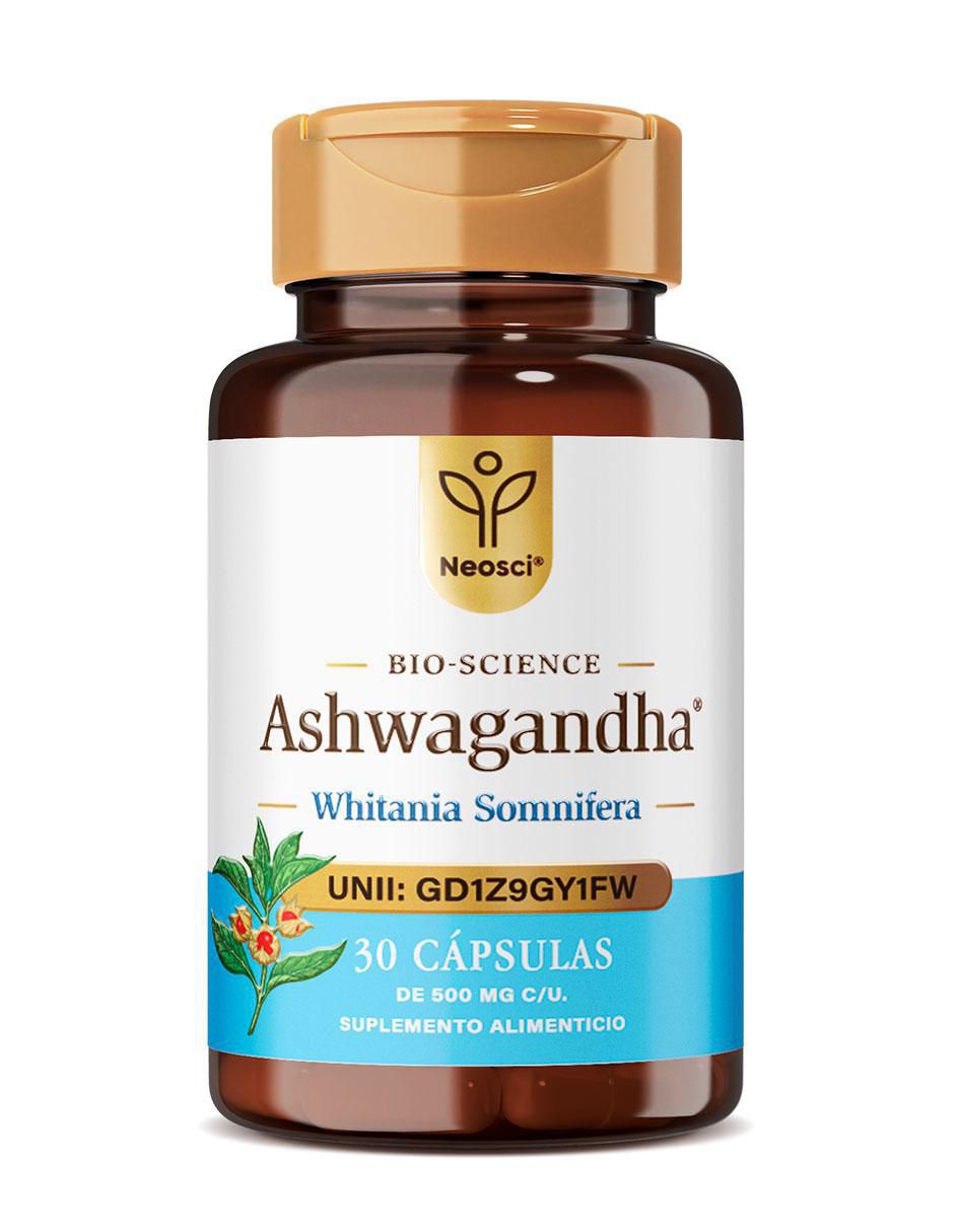 Ashwagandha Neosci con Whitania Somnifera con ashwagandha de 30 cápsulas Ashwagandha Neosci con Whitania Somnifera con ashwagandha de 30 cápsulas