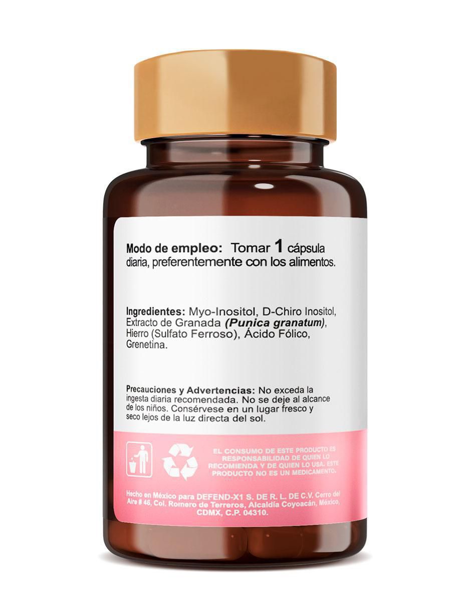 Mio D-Chiro Inositol Neosci con Ácido Fólico + Hierro de 60 cápsulas 3