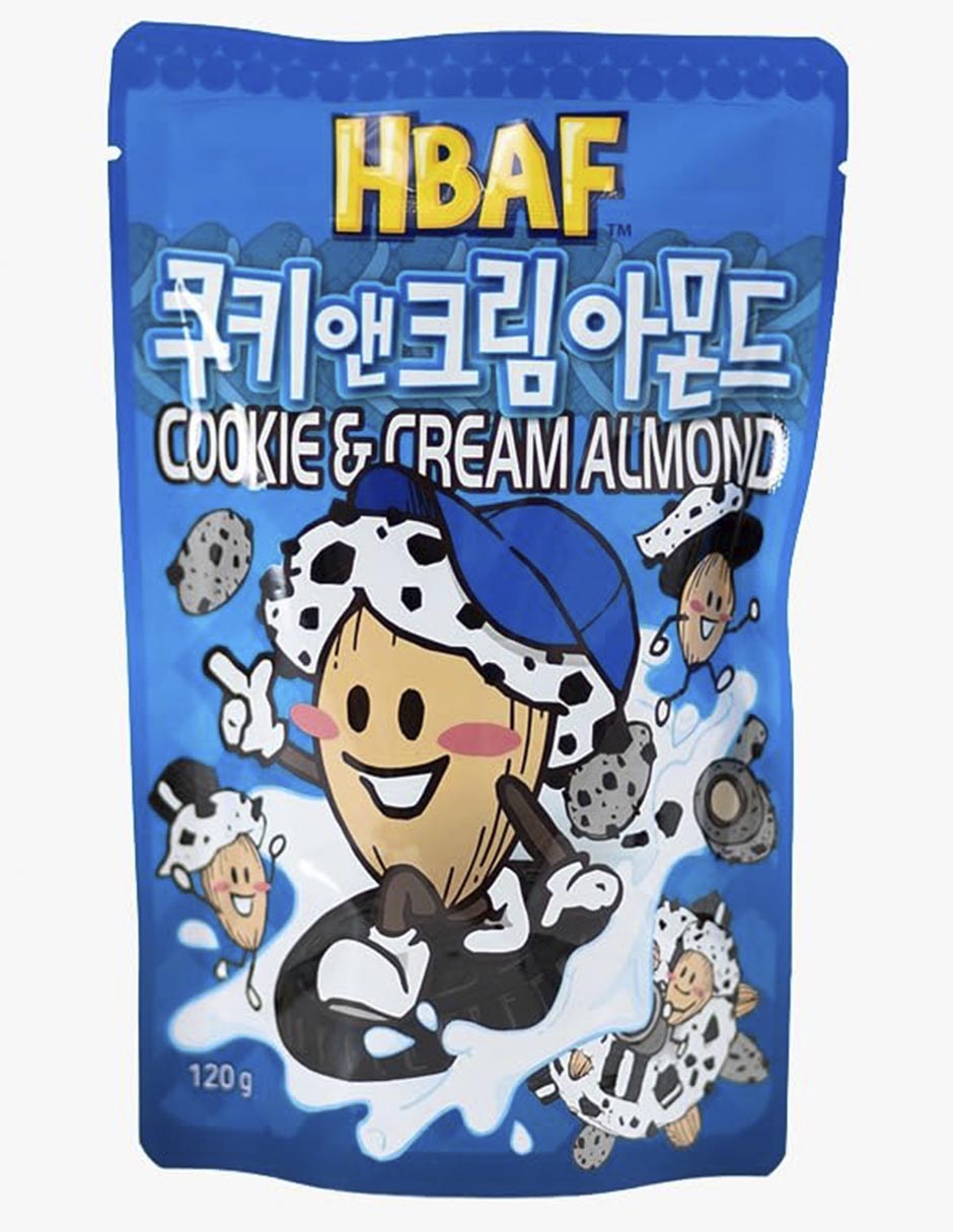 Paquete de snacks Cookies and cream almond