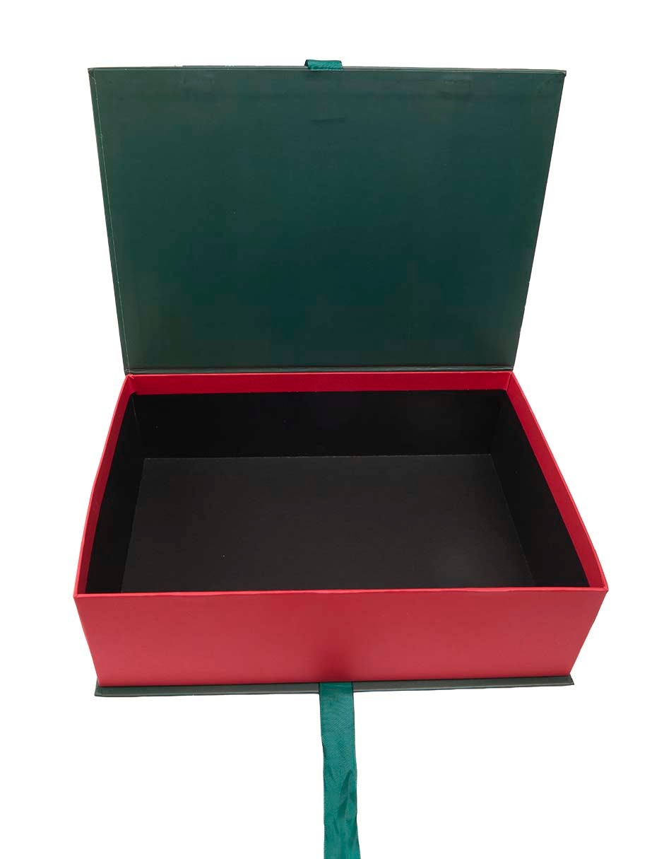 Caja organizadora navideña de cartón 4
