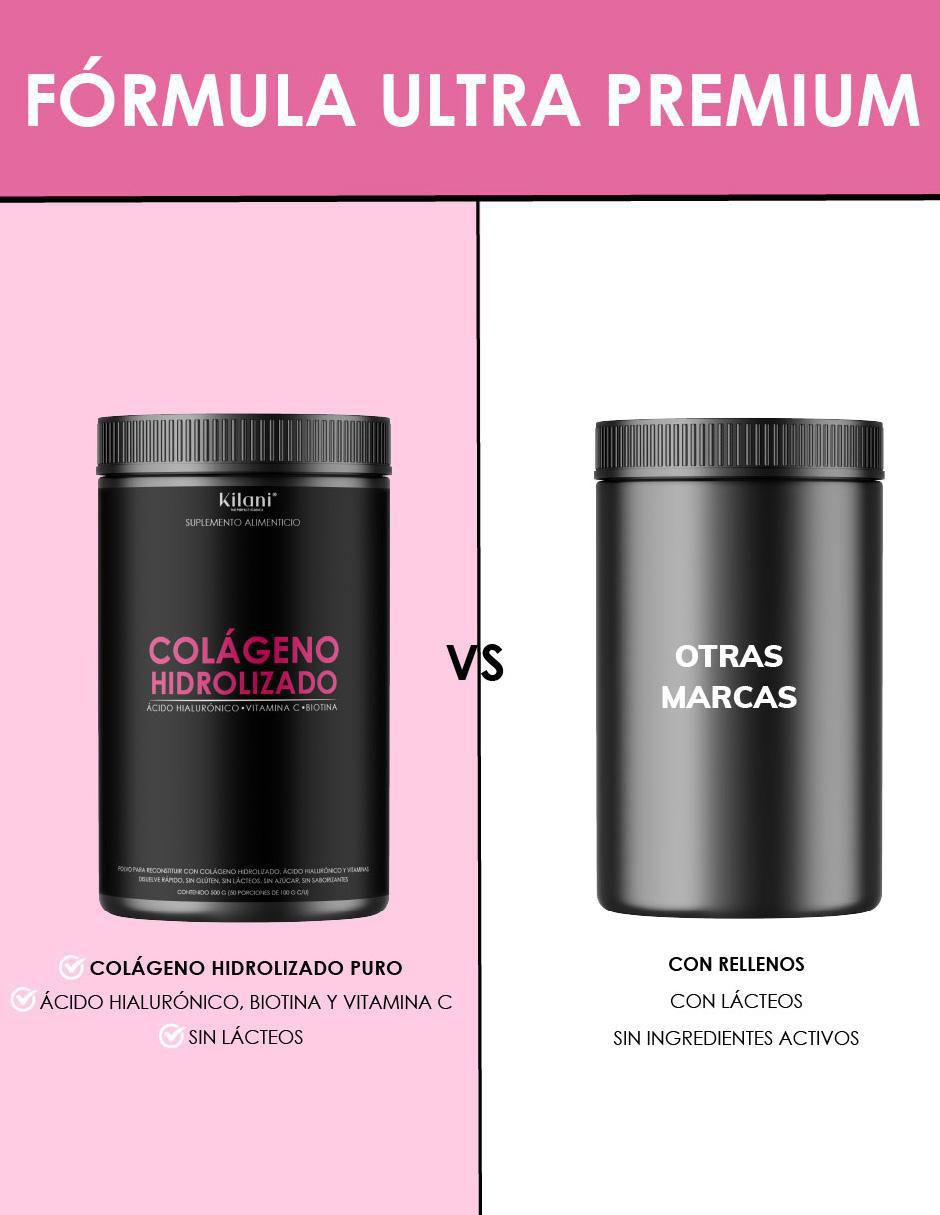 Colágeno Hidrolizado Ácido Hialurónico, Biotina y Vitamina C 5