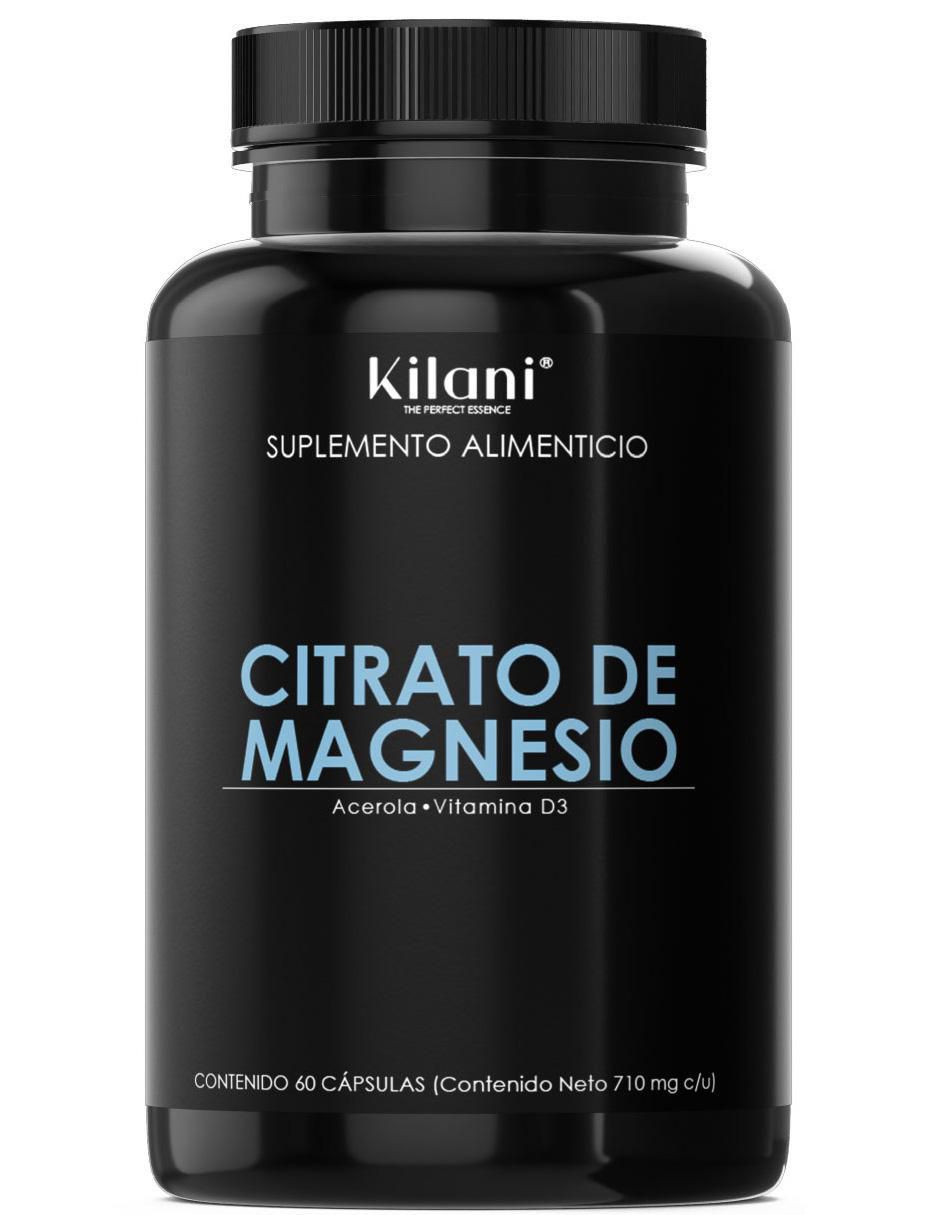 Citrato de Magnesio Acerola Vitamina D3 con citrato de magnesio