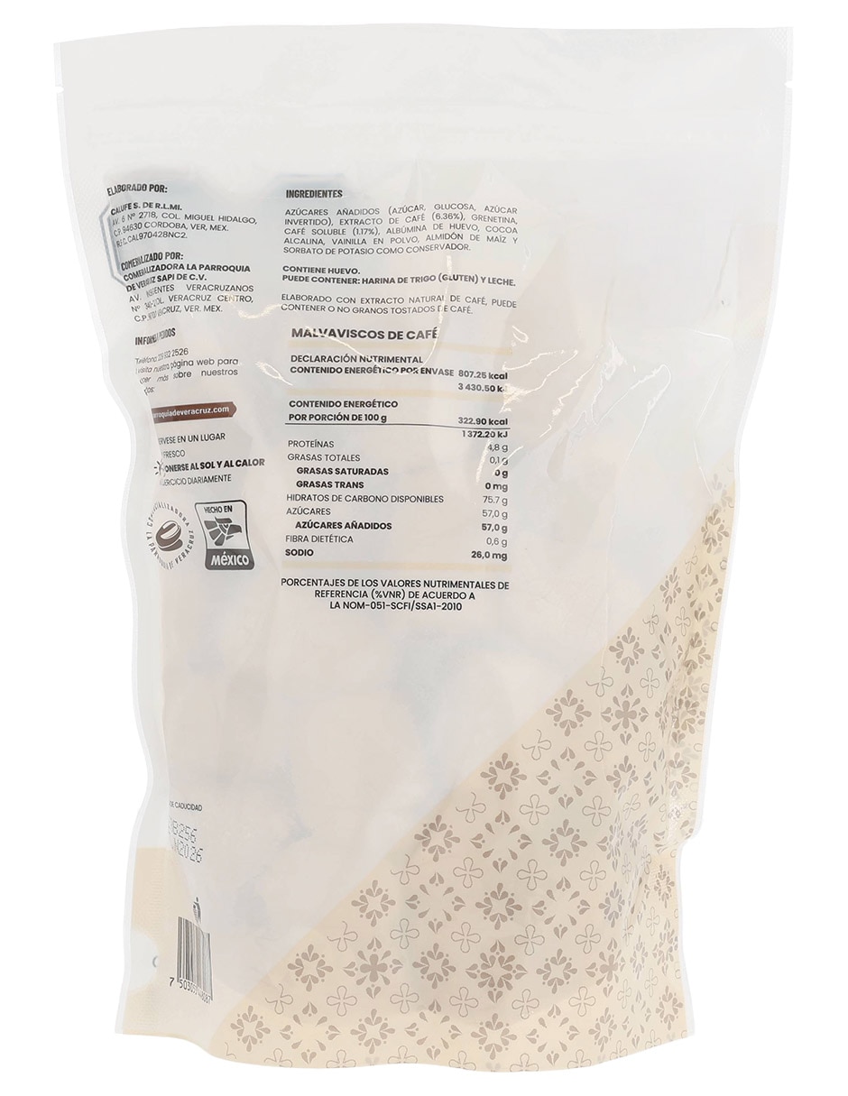 Malvaviscos con 250 g 3