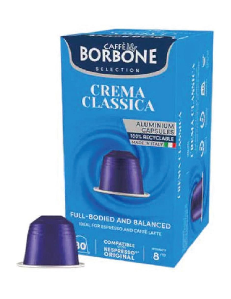 Set cápsulas de café de crema Crema Clasica Borbone 10 capsulas