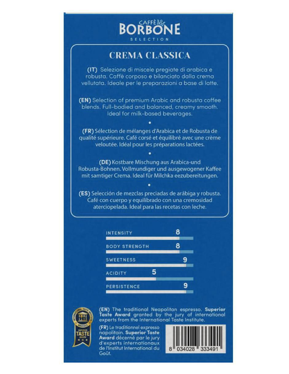 Set cápsulas de café de crema Crema Clasica Borbone 10 capsulas 2