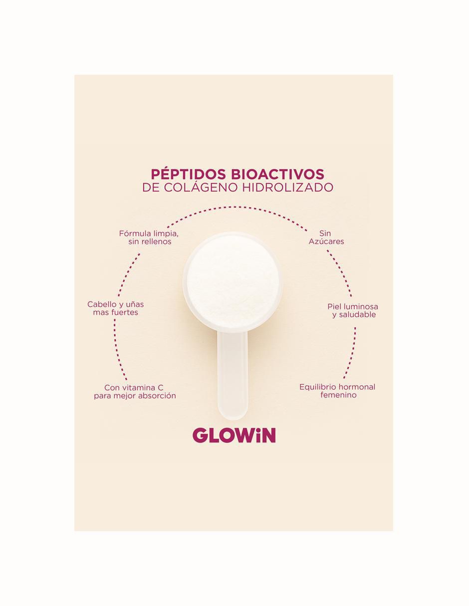 Glowin con colágeno hidrolizado, biotina y ácido hialurónico sabor vainilla 4