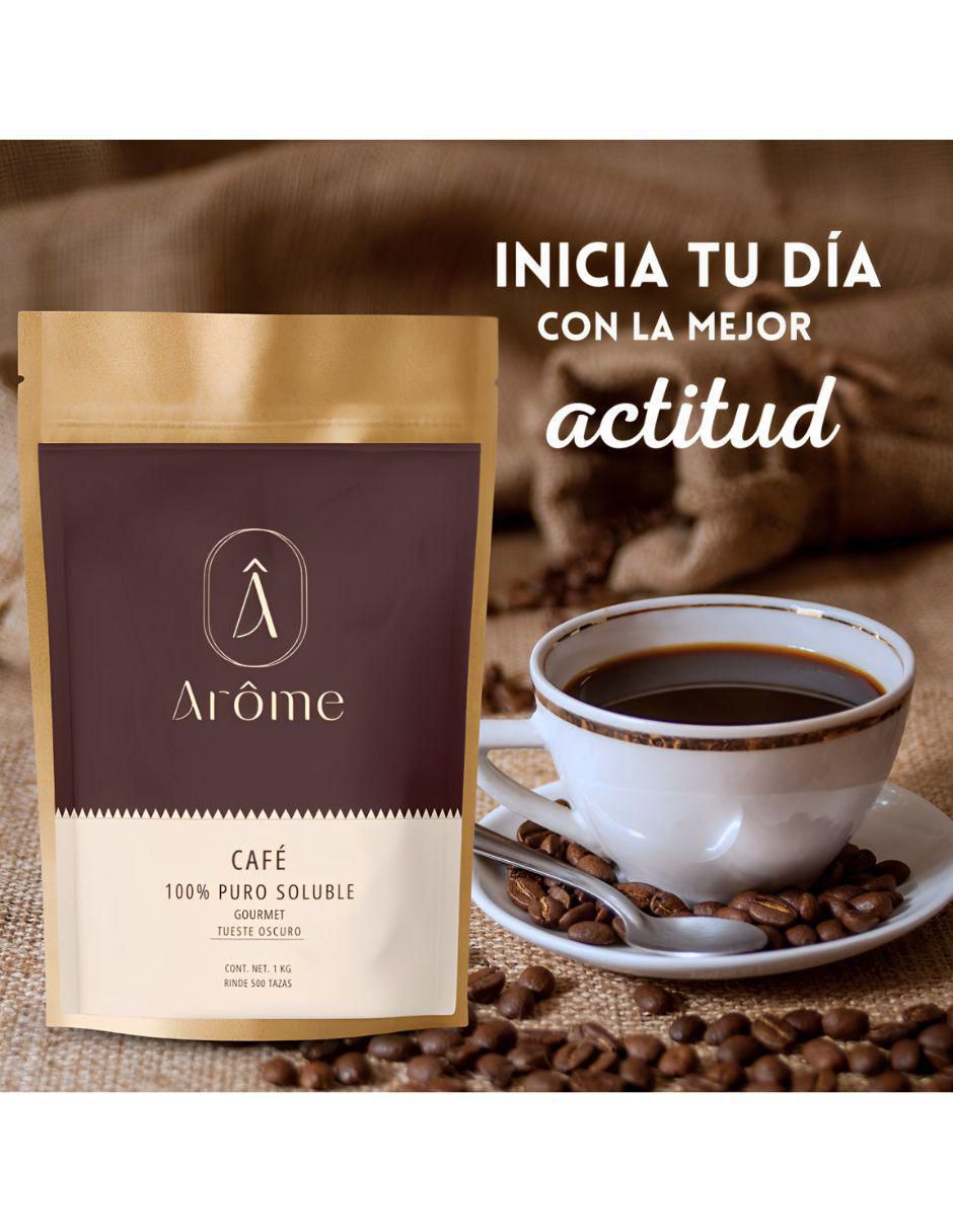 Café soluble sabor tostado de México Café Gourmet 1 kg 4