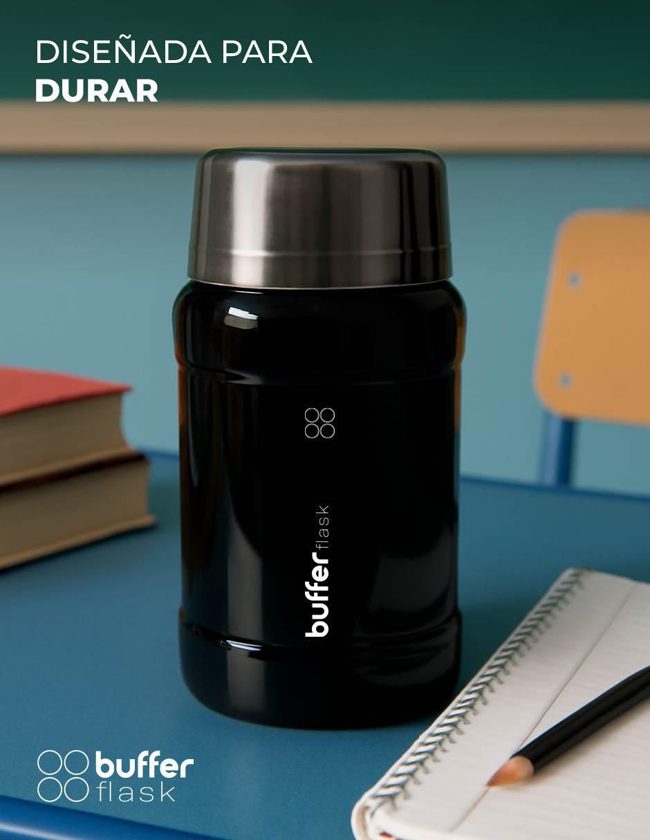 Termo buffer "de" acero inoxidable termo 800ml "con tapa" rosca 800 ml