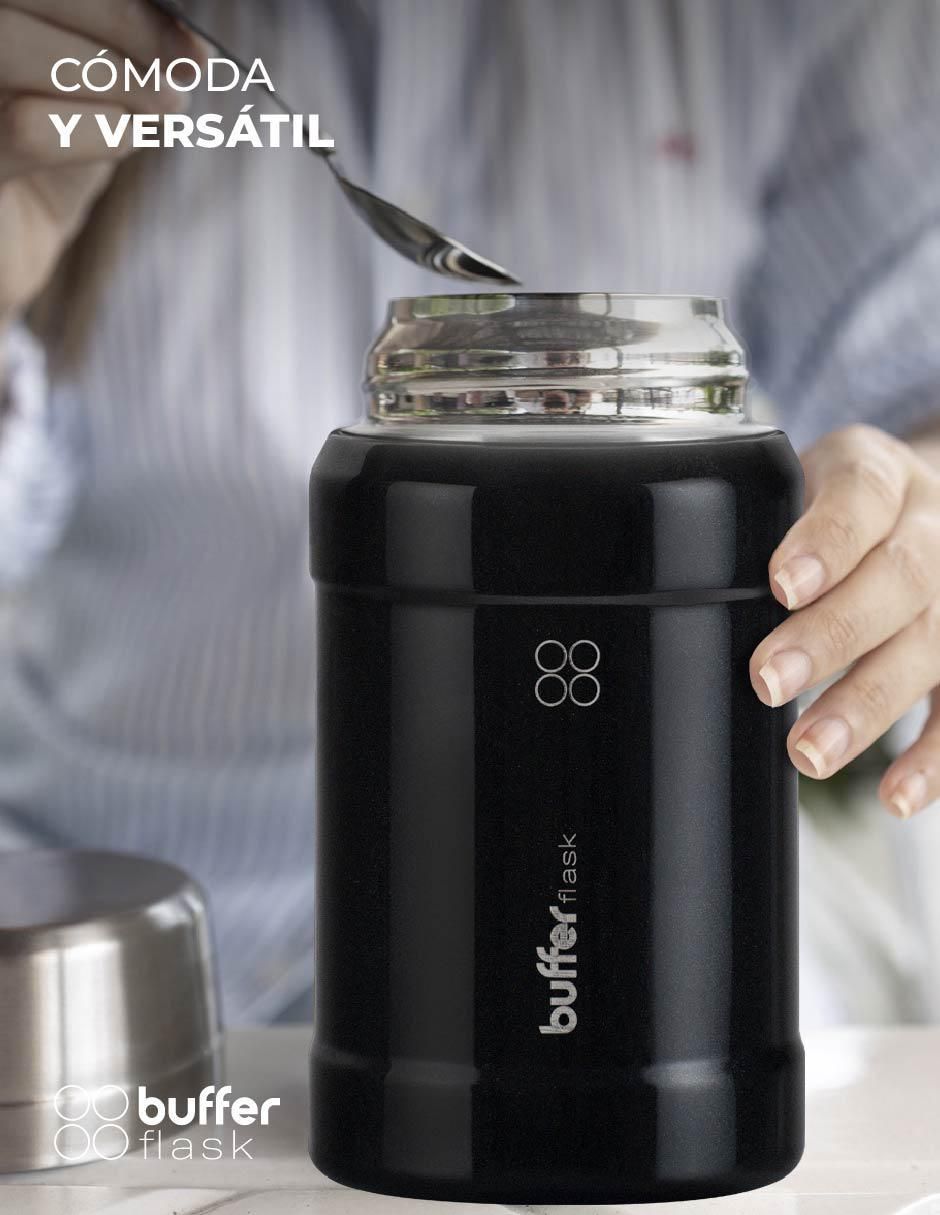 Termo buffer "de" acero inoxidable termo 800ml "con tapa" rosca 800 ml
