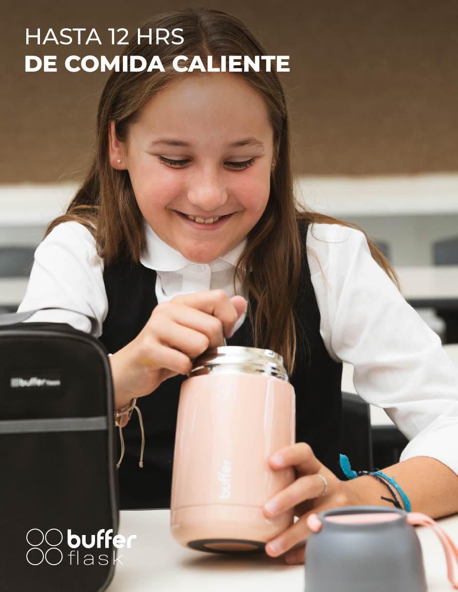 Termo buffer de acero inoxidable termo six con tapa rosca 630 ml 13