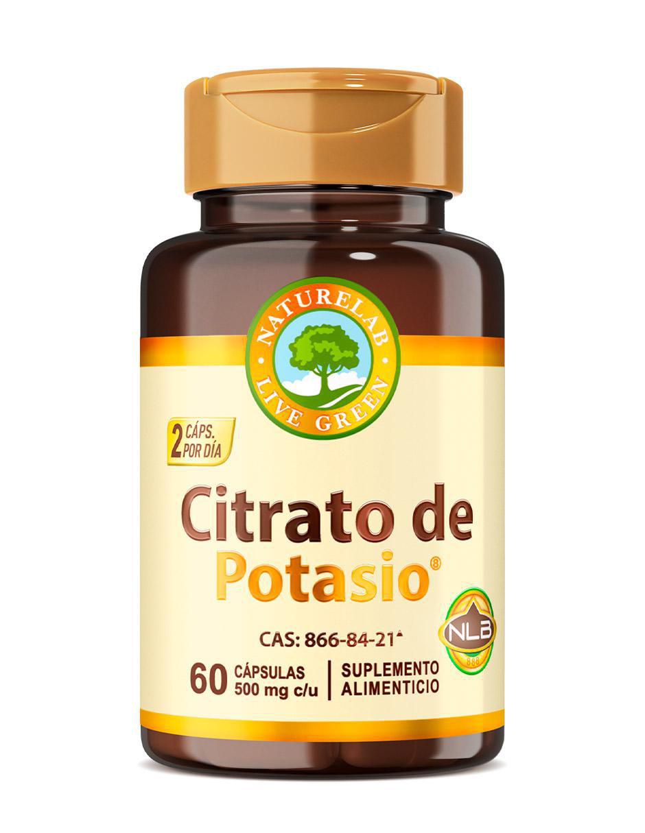 Citrato de Potasio de 60 cápsulas