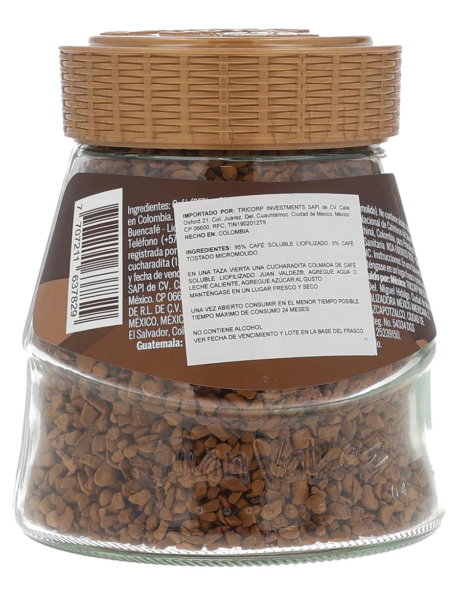 Café liofilizado sabor tostado de colombia 150 g 3