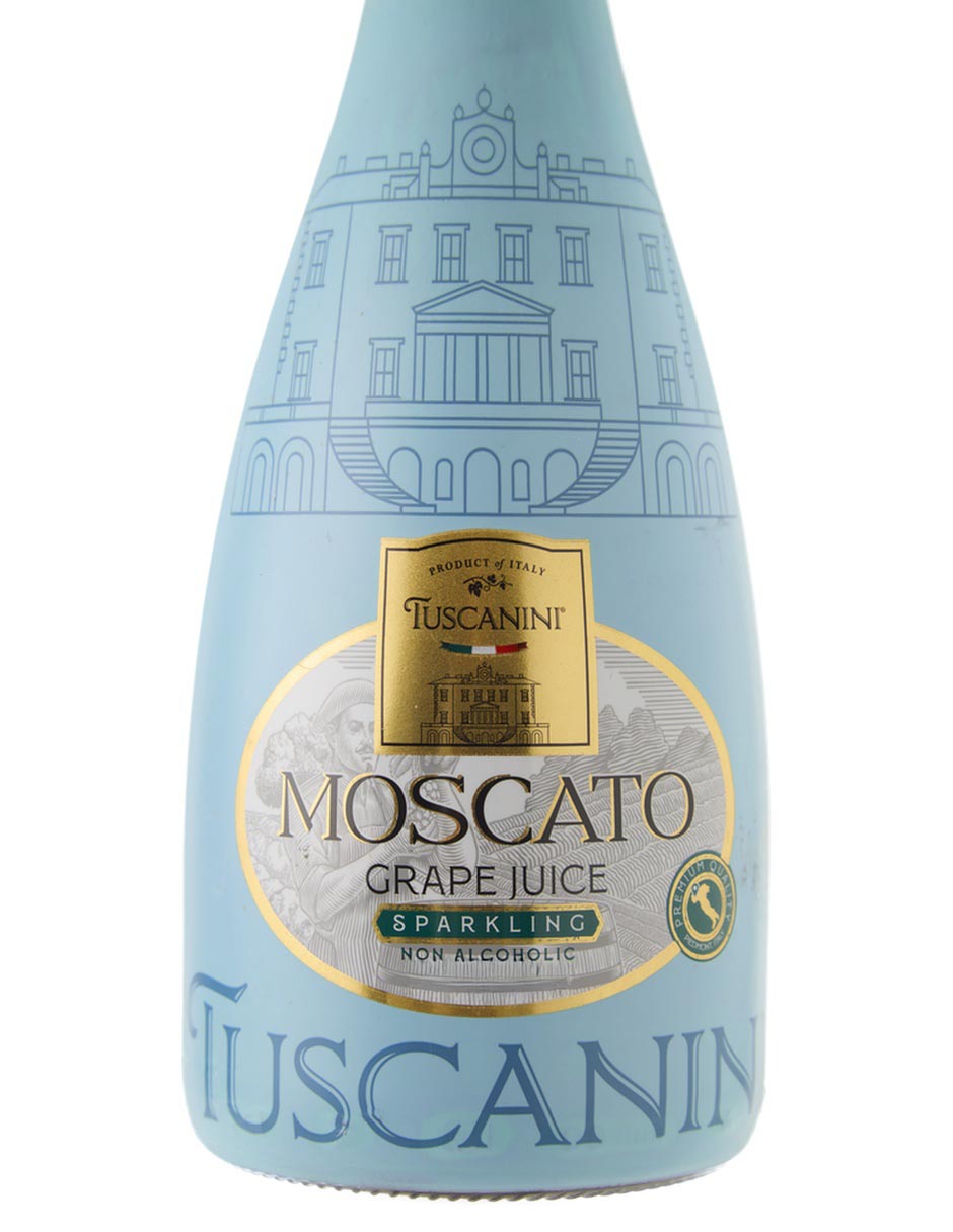 Jugo espumoso Moscato sabor uva 750 ml 2