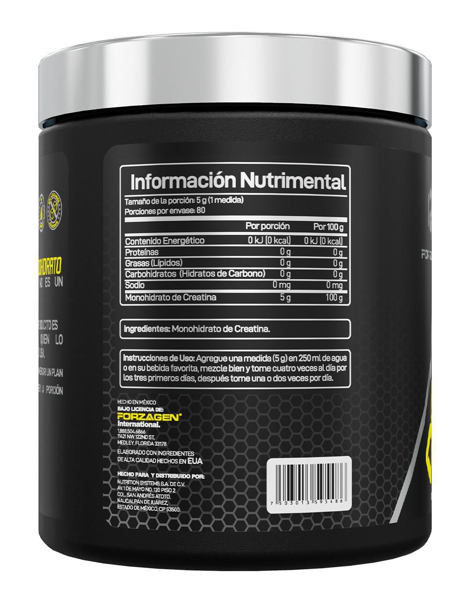 Creatina Monohidrato de Alta Pureza Forzagen de 400 g 4