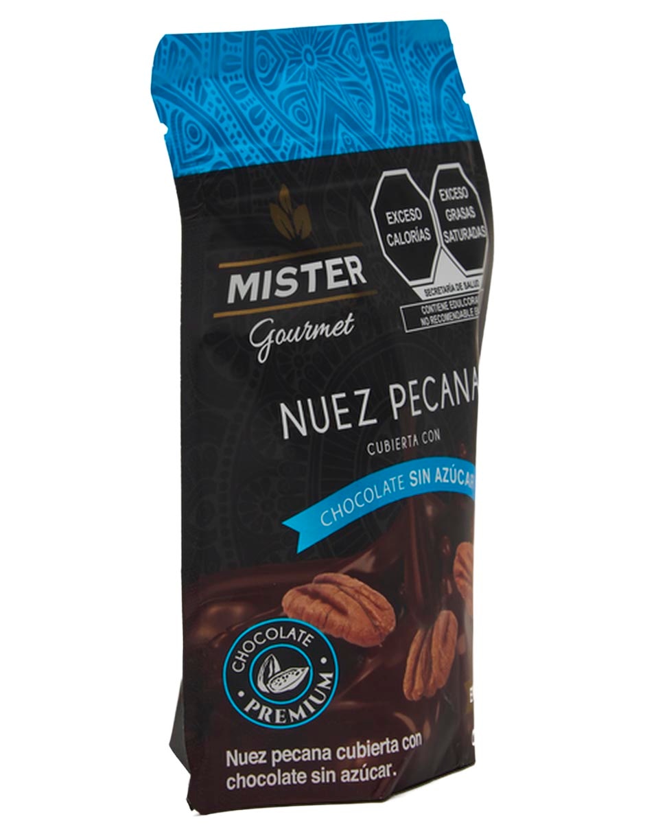 Nuez pecana cubierta con chocolate sin azúcar 2