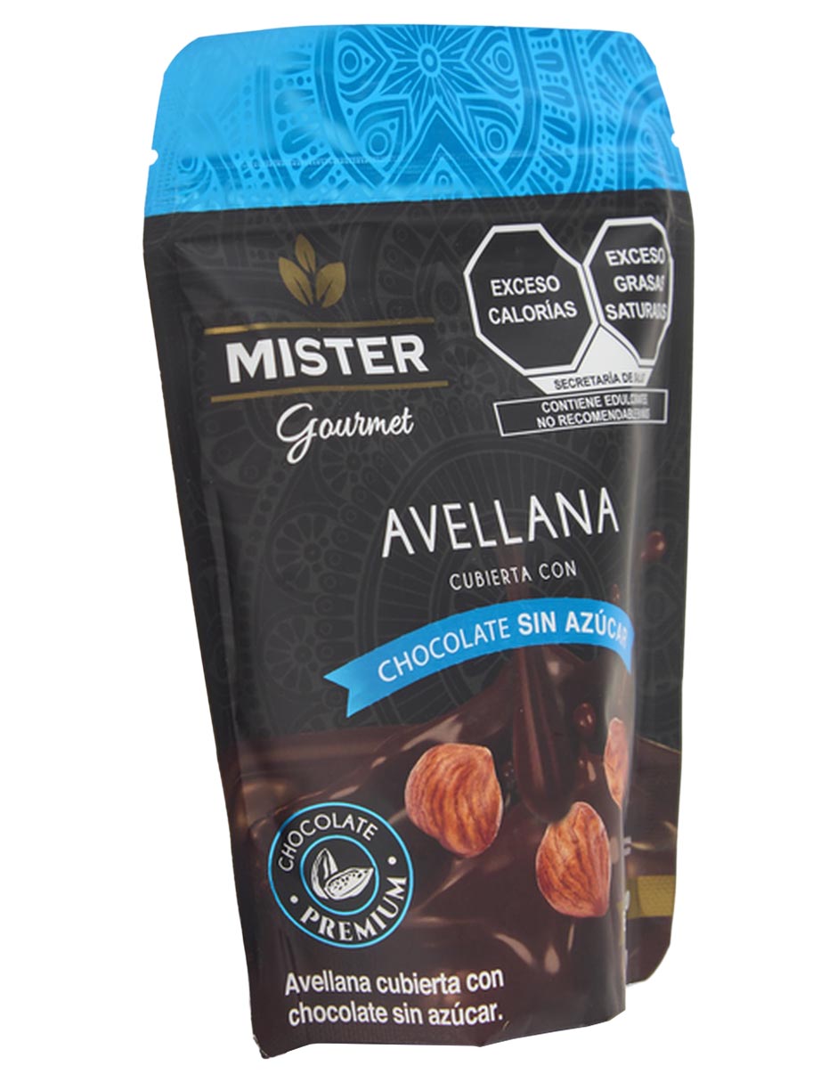 Paquete de snacks Avellana cubierta con chocolate sin azúcar 2