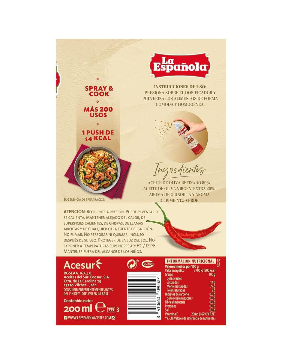 Aceite de oliva spray 4
