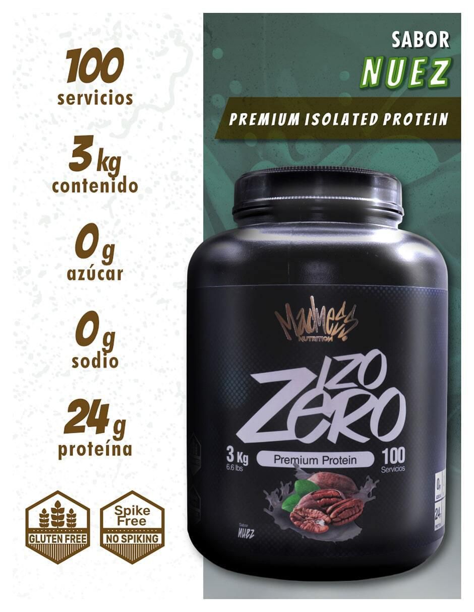 Premium isolated protein sabor nuez de 4 kg 2