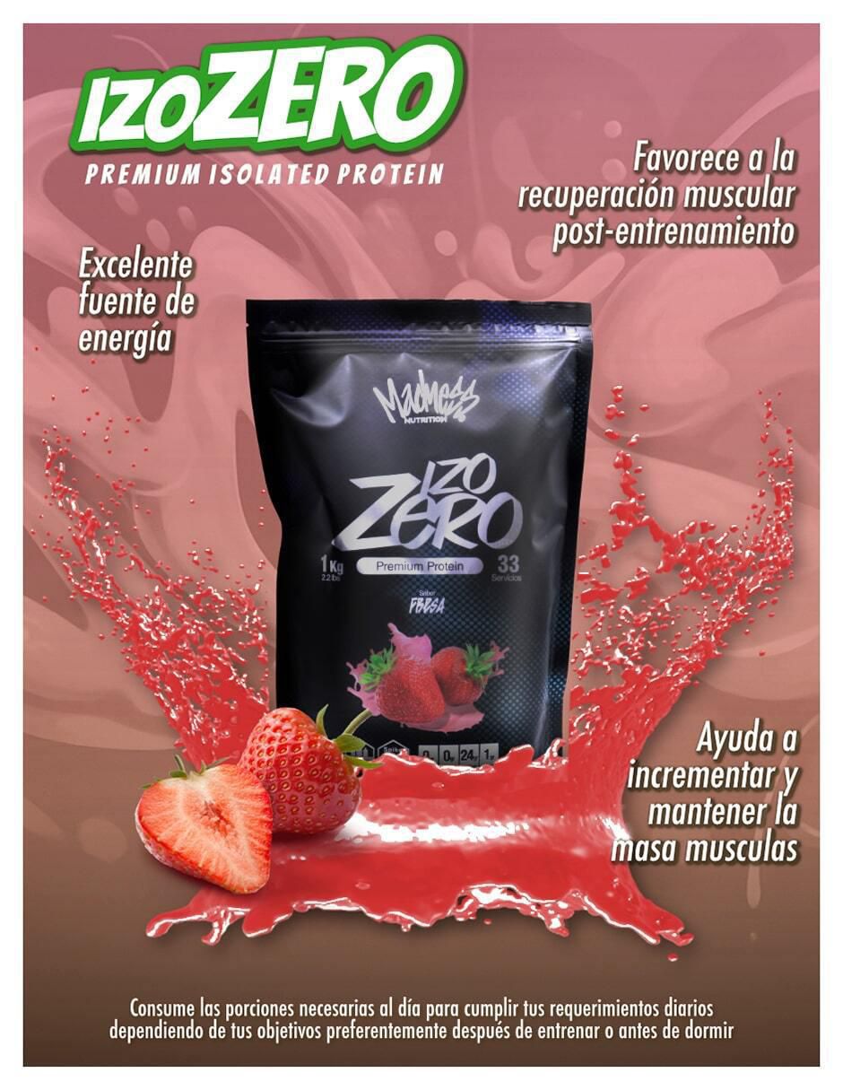 Premium isolated protein sabor fresa de 1 kg 4