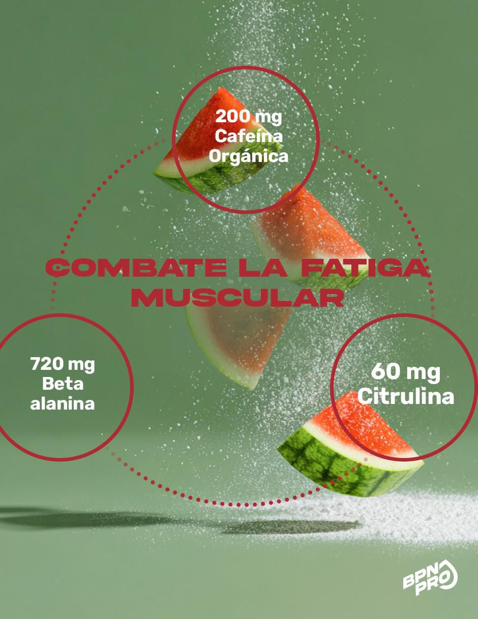 Pre-entreno Pre-boost con citrulina sabor sandia de 180 g 4