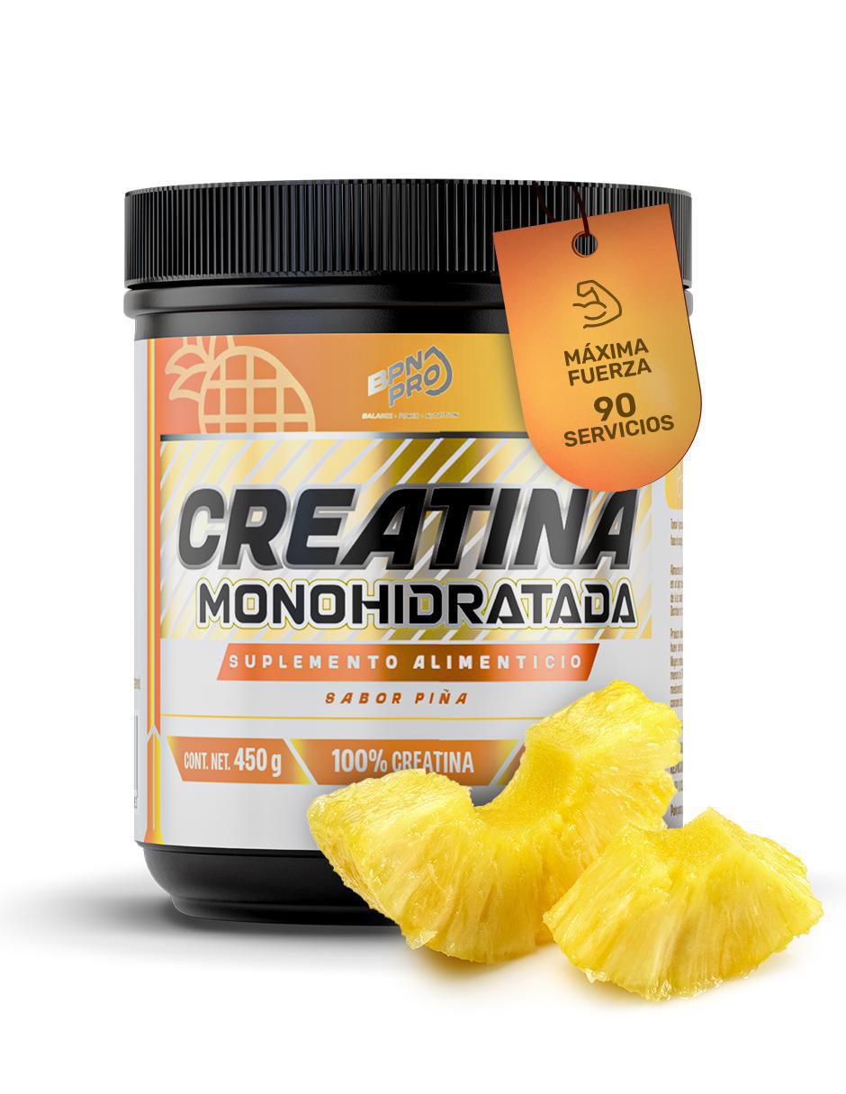 Creatina Monohidratada Micronizada con fórmula pura sabor piña de 450 g Creatina Monohidratada Micronizada con fórmula pura sabor piña de 450 g