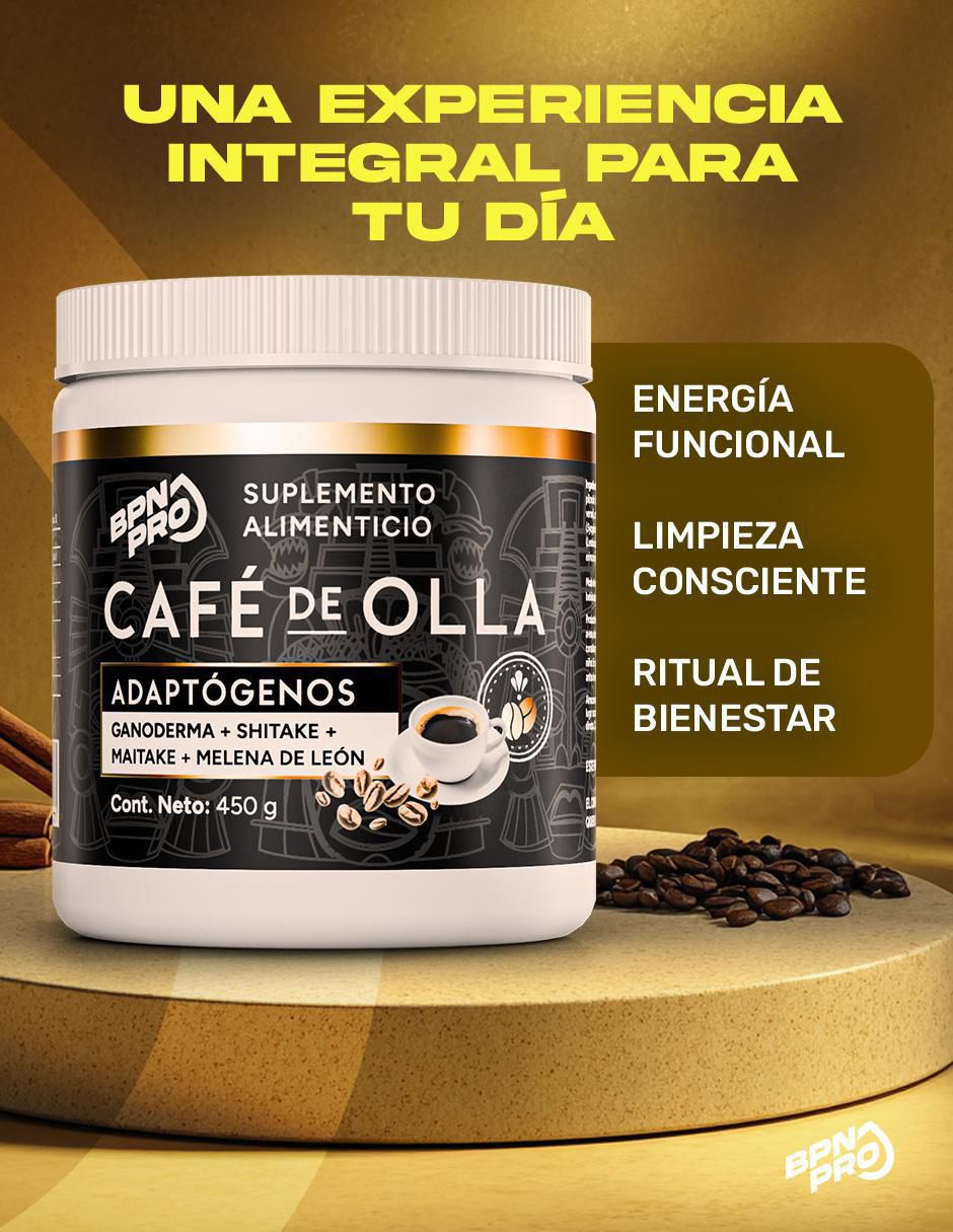 Suplemento alimenticio de café de olla sabor café de 450 g 2