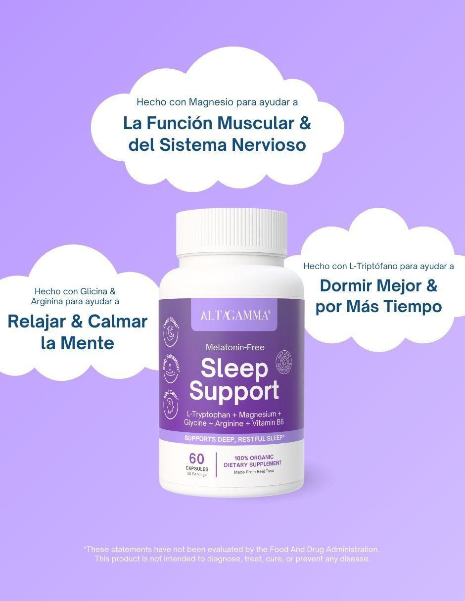 Sleep Support con colágeno hidrolizado con 20 aminoácidos sabor pescado de 60 cápsulas 3