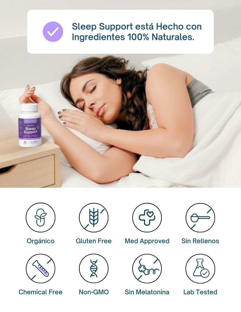 Sleep Support con colágeno hidrolizado con 20 aminoácidos sabor pescado de 60 cápsulas 6