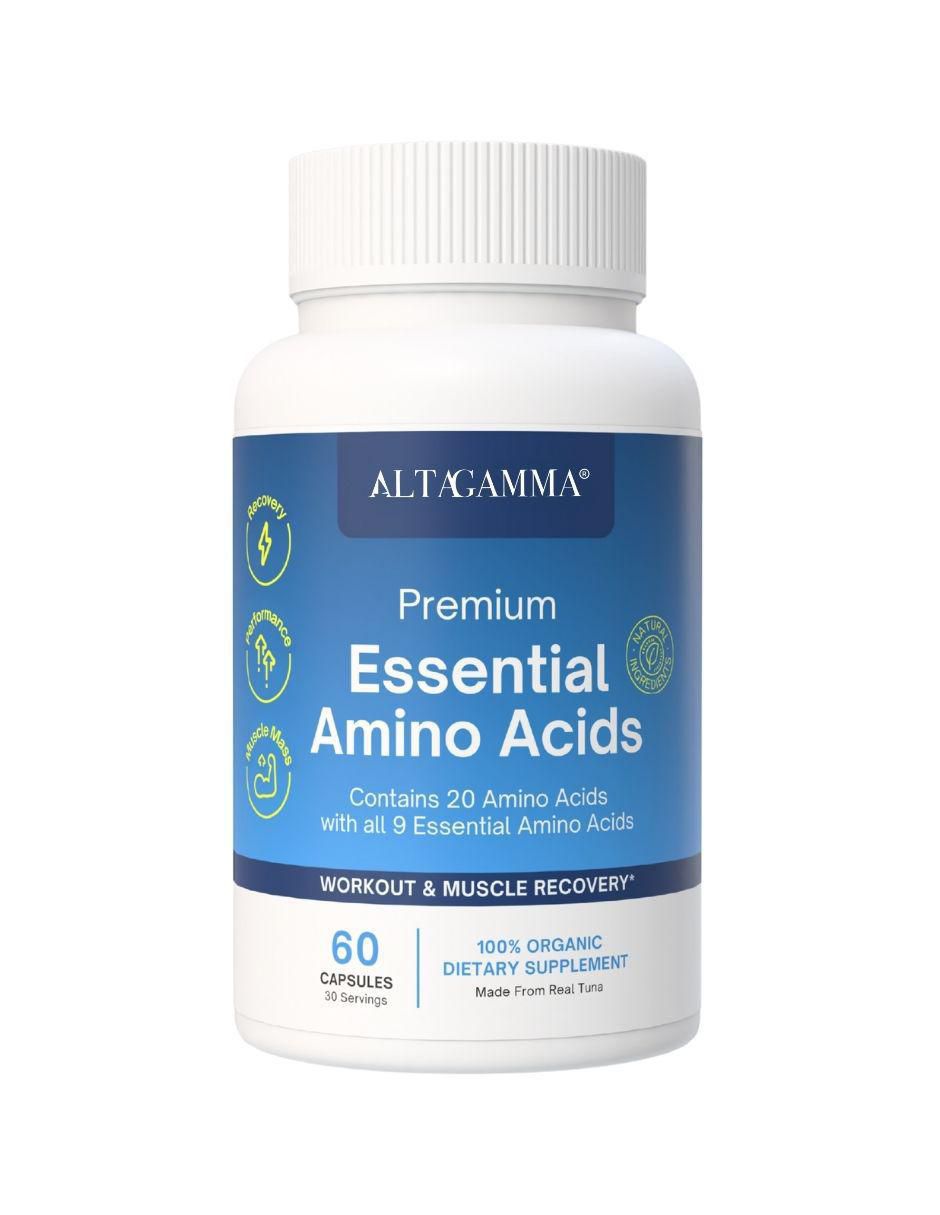 Amino Acids Complex con colágeno hidrolizado con 20 aminoácidos sabor pescado de 60 cápsulas Amino Acids Complex con colágeno hidrolizado con 20 aminoácidos sabor pescado de 60 cápsulas