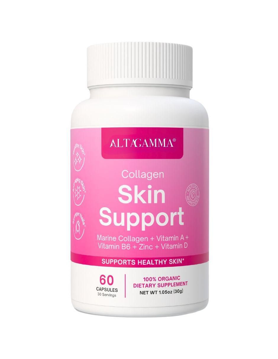 Collagen Skin Support con colágeno hidrolizado sabor pescado de 60 cápsulas