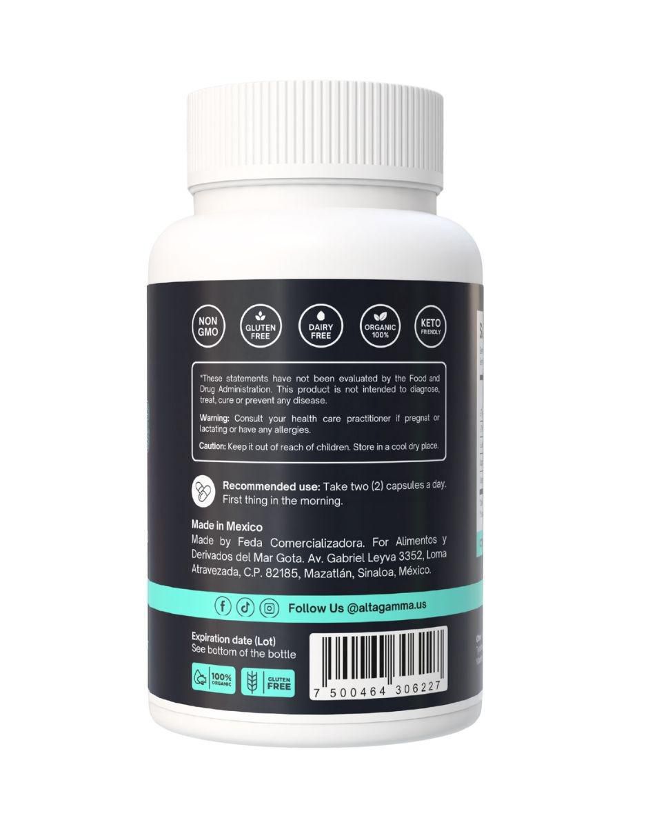 Premium Brain Booster con vitamina B6 sabor pescado de 60 cápsulas 10