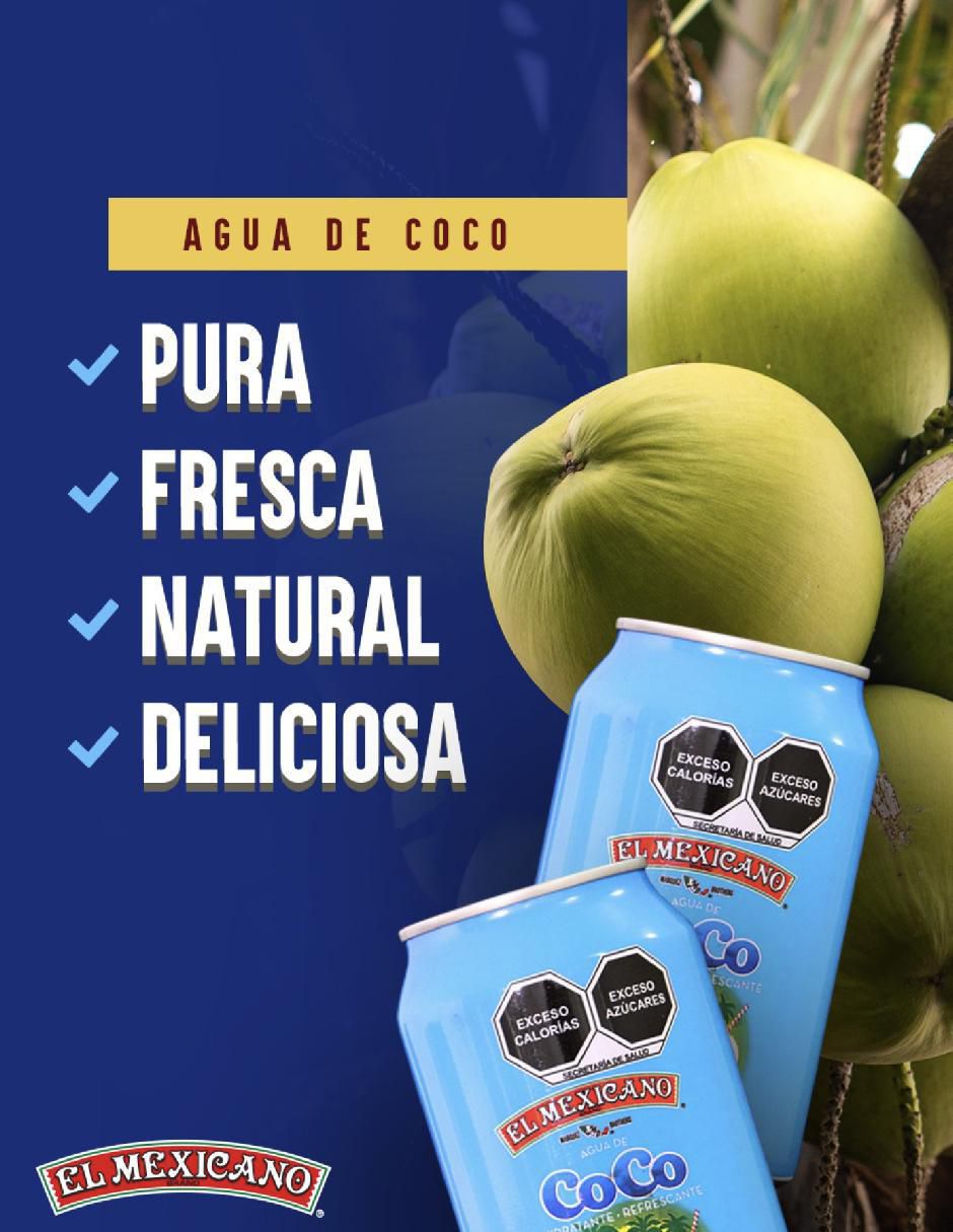 Bebida saborizada sabor coco 7