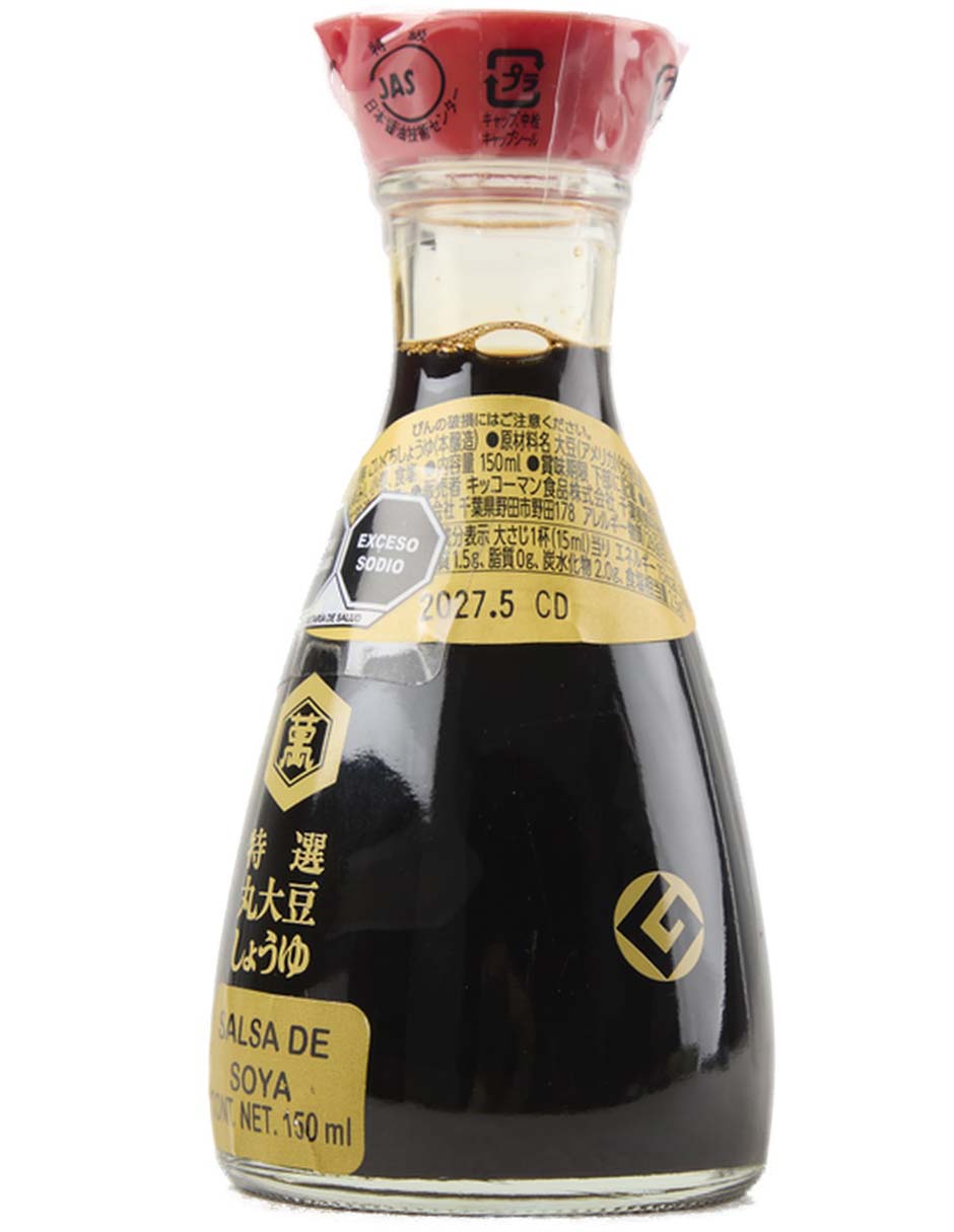Salsa soya sabor salado